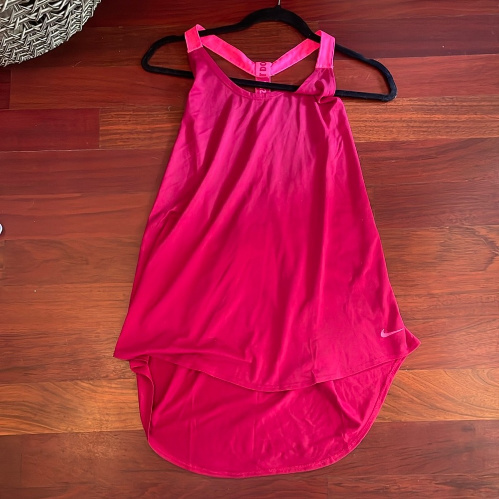 Nike XL pink workout tank top